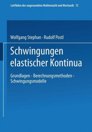 Kniha Schwingungen elastischer Kontinua Wolfgang Stephan