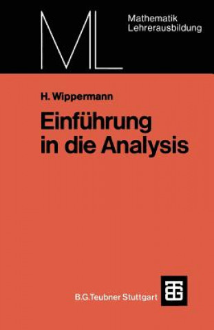 Kniha Einfuhrung in Die Analysis Heinrich Wippermann