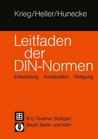 Kniha Leitfaden der DIN - Normen Klaus G. Krieg