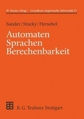 Book Automaten Sprachen Berechenbarkeit Peter Sander