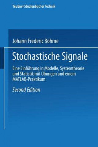 Könyv Stochastische Signale Johann Frederic Böhme