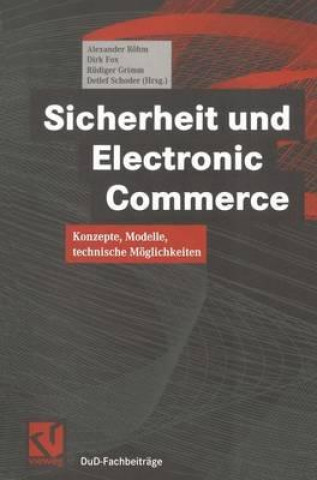 Book Sicherheit und Electronic Commerce Dirk Fox