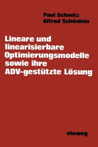 Knjiga Lineare und Linearisierbare Optimierungsmodelle Sowie Ihre ADV-gestutzte Losung Paul Schmitz