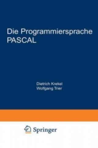 Kniha Die Programmiersprache PASCAL Dietrich Krekel