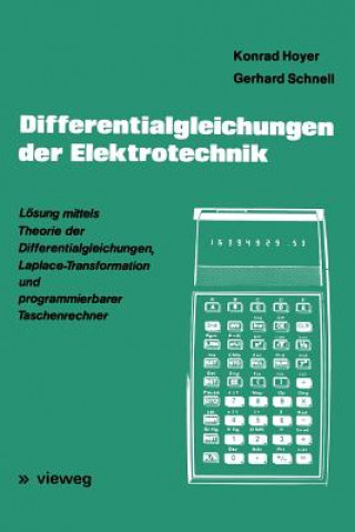 Książka Differentialgleichungen der Elektrotechnik Konrad Hoyer