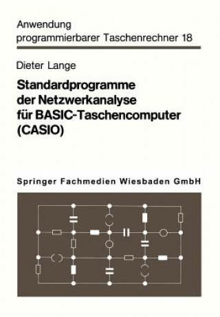 Książka Standardprogramme Der Netzwerkanalyse F r Basic-Taschencomputer (Casio) Dieter Lange