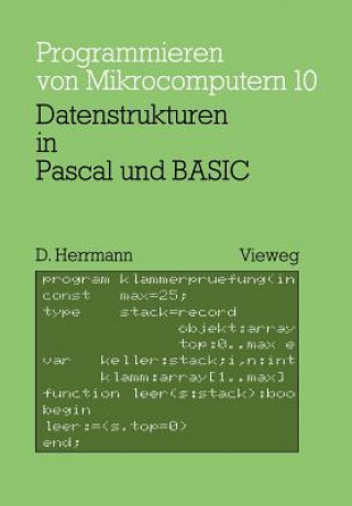 Kniha Datenstrukturen in Pascal und BASIC Dietmar Herrmann