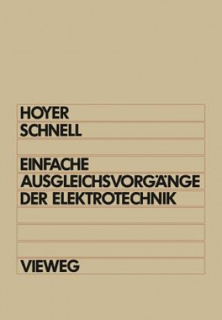 Kniha Einfache Ausgleichsvorgänge der Elektrotechnik Konrad Hoyer