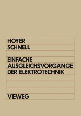 Książka Einfache Ausgleichsvorgänge der Elektrotechnik Konrad Hoyer