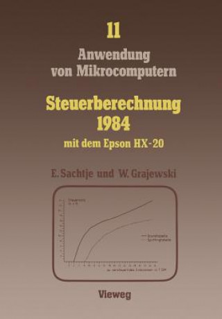 Книга Steuerberechnung 1984 Mit Dem Epson Hx-20 Eduard Sachtje