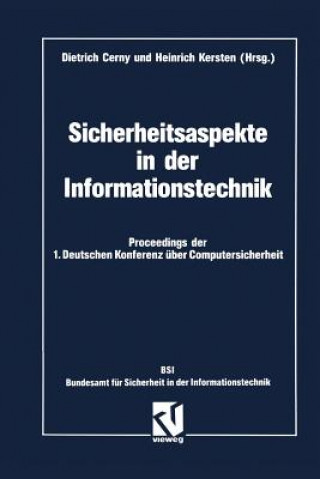 Könyv Sicherheitsaspekte in der Informationstechnik Dietrich Cerny