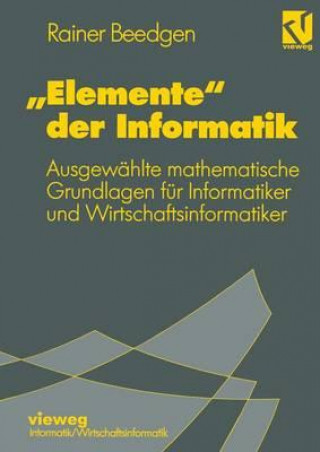 Kniha "Elemente" Der Informatik Rainer Beedgen