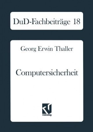 Kniha Computersicherheit Georg E. Thaller