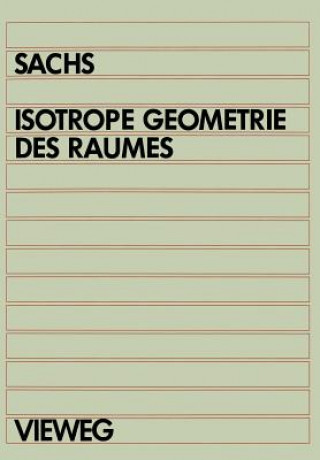 Buch Isotrope Geometrie des Raumes Hans Sachs