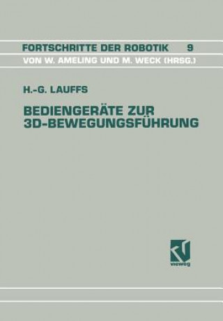 Kniha Bedienger te Zur 3d-Bewegungsf hrung Hans-Georg Lauffs