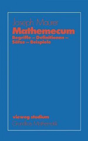 Kniha Mathemecum Joseph Maurer