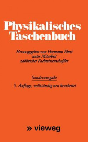 Buch Physikalisches Taschenbuch Hermann Ebert