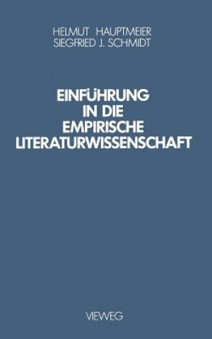 Carte Einfuhrung in Die Empirische Literaturwissenschaft Helmut Hauptmeier