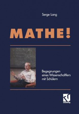 Knjiga Mathe! Serge Lang