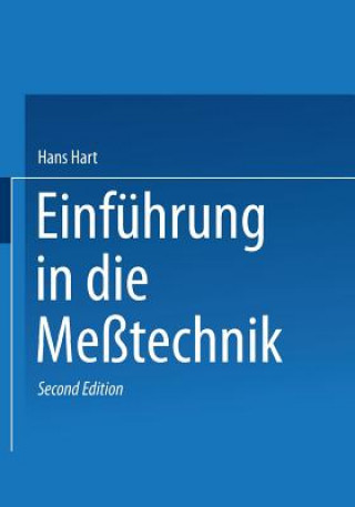 Книга Einfuhrung in Die Messtechnik Hans Hart