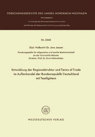 Carte Entwicklung Der Regionalstruktur Und Terms of Trade Im Au enhandel Der Bundesrepublik Deutschland Mit Textilg tern Jens Jessen