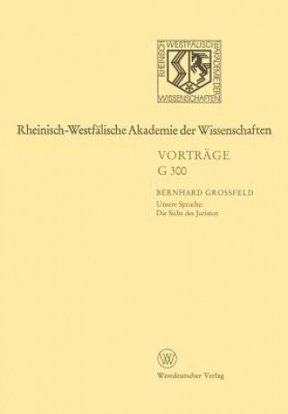 Kniha Rheinisch-Westfalische Akademie der Wissenschaften Bernhard Großfeld