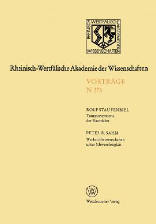 Kniha Rheinisch-Westfalische Akademie der Wissenschaften Rolf Staufenbiel