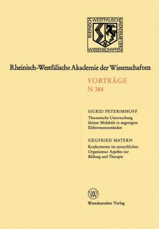 Kniha Rheinisch-Westfalische Akademie der Wissenschaften Sigrid Peyerimhoff