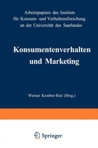 Książka Konsumentenverhalten und Marketing Werner Kroeber-Riel