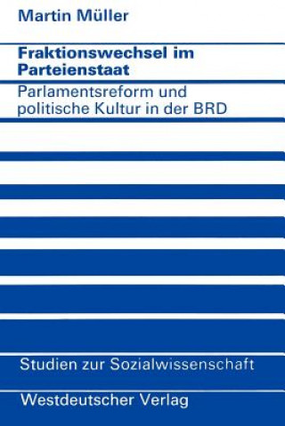 Kniha Fraktionswechsel im Parteienstaat Martin Müller