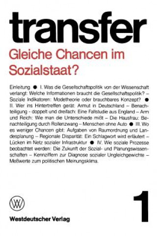 Knjiga Gleiche Chancen Im Sozialstaat? Carl Bohret