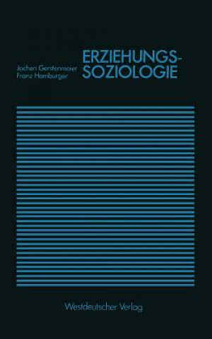 Книга Erziehungssoziologie Jochen Gerstenmaier