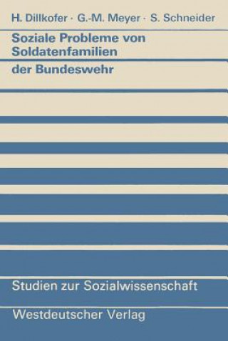 Kniha Soziale Probleme Von Soldatenfamilien Der Bundeswehr Heidelore Dillkofer