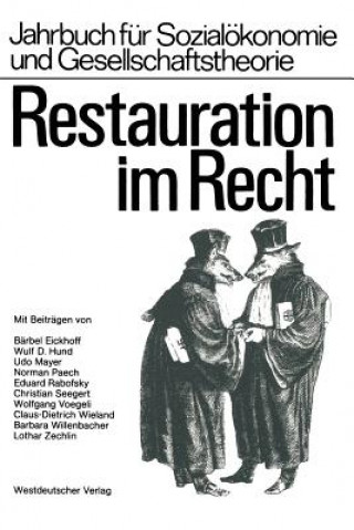 Könyv Restauration Im Recht Hochschule Fur Wirtschaft Und Politik Hamburg