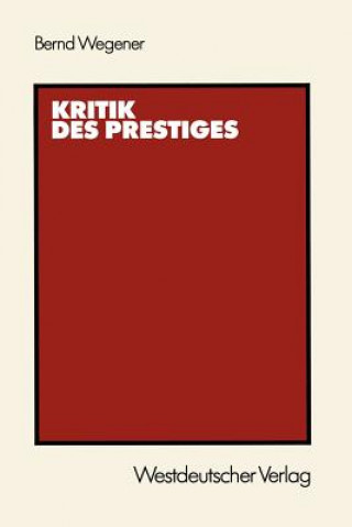 Carte Kritik des Prestiges Bernd Wegener