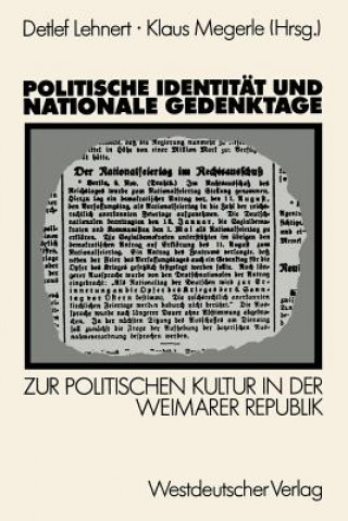 Buch Politische Identit t Und Nationale Gedenktage Klaus Megerle