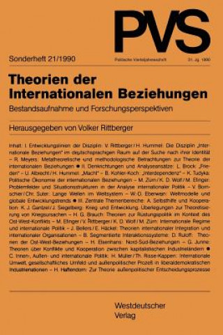 Kniha Theorien Der Internationalen Beziehungen Volker Rittberger