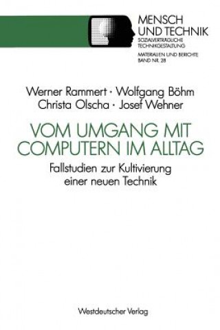 Kniha Vom Umgang Mit Computern Im Alltag Wolfgang Bohm