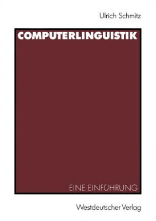 Book Computerlinguistik Ulrich Schmitz