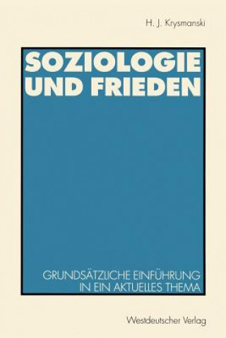 Carte Soziologie Und Frieden Hans J. Krysmanski