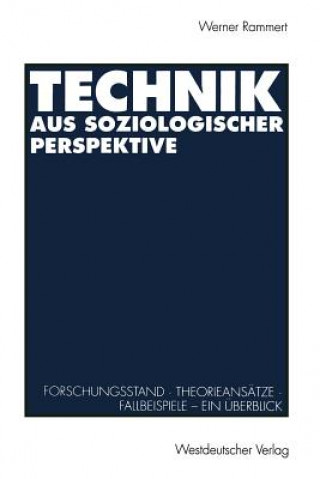 Book Technik Aus Soziologischer Perspektive Werner Rammert