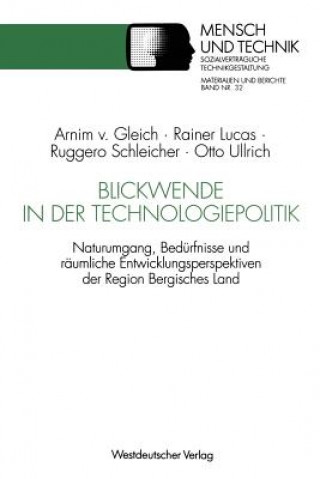 Książka Blickwende in der Technologiepolitik Rainer Lucas