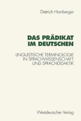 Carte Das Pradikat Im Deutschen Dietrich Homberger