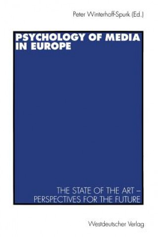 Książka Psychology of Media in Europe Peter Winterhoff-Spurk