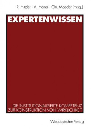 Libro Expertenwissen Ronald Hitzler