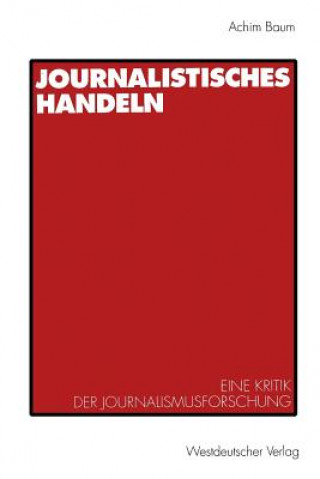 Carte Journalistisches Handeln Achim Baum