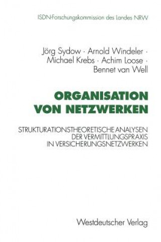 Carte Organisation Von Netzwerken Arnold Windeler