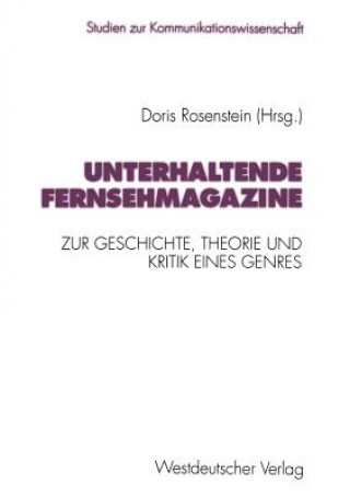 Könyv Unterhaltende Fernsehmagazine Doris Rosenstein