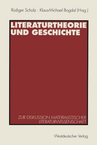 Carte Literaturtheorie und Geschichte Klaus-Michael Bogdal