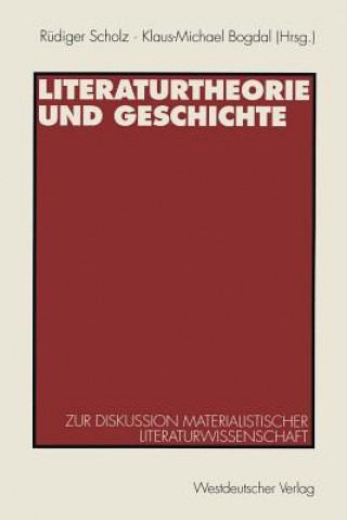 Könyv Literaturtheorie und Geschichte Klaus-Michael Bogdal